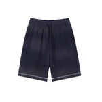 Retro Bleached Ombre Streetwear Loose Fit Bermuda Shorts