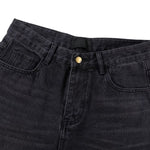 Vintage Washed Slim Flare Jeans