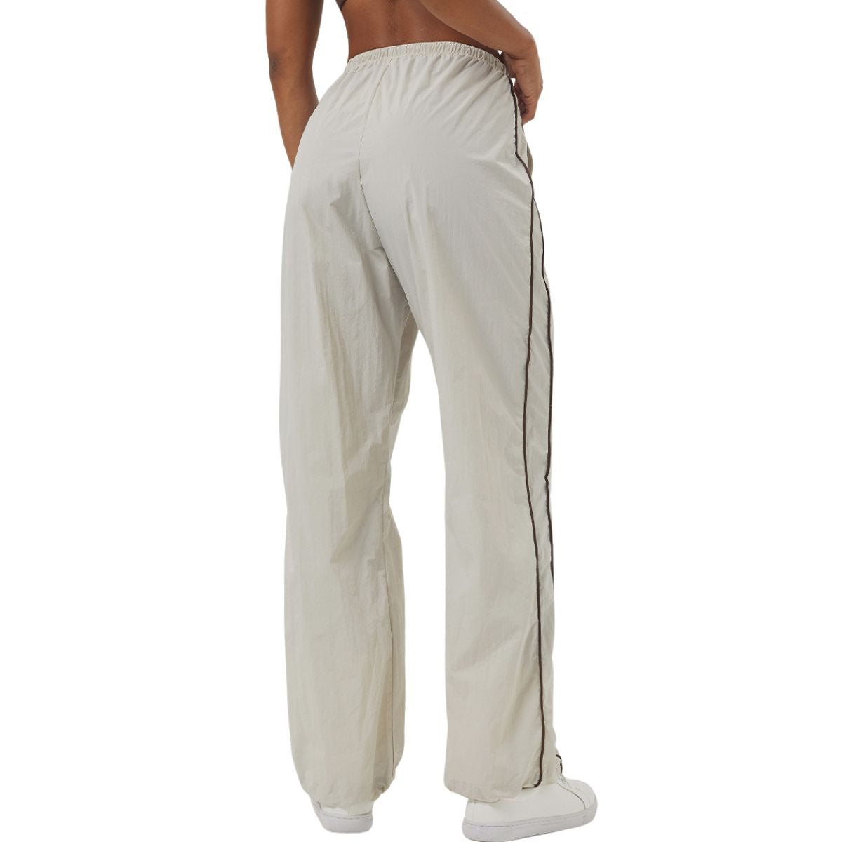 Women's Solid Relaxed-Fit Track Pants
