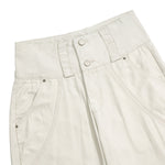 High-Waist Multi-Pocket Cargo Bermuda Shorts