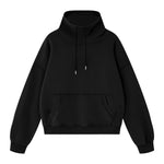 Heavyweight Drop‑Shoulder Relaxed Fit Drawstring Funnel Neck Sweatshirt