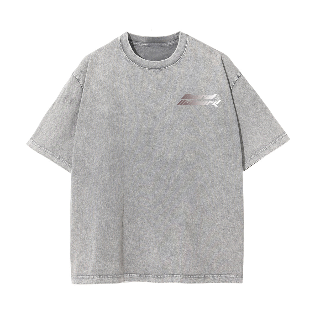 Neural Streetwear Brutalism Graphic Stone Wash Tee-INNBLAC Fashion Apparel