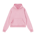 Washed Distressed Loose Casual Hoodie