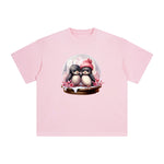Valentine Birds Globe Graphic Tee-INNBLAC Fashion Apparel
