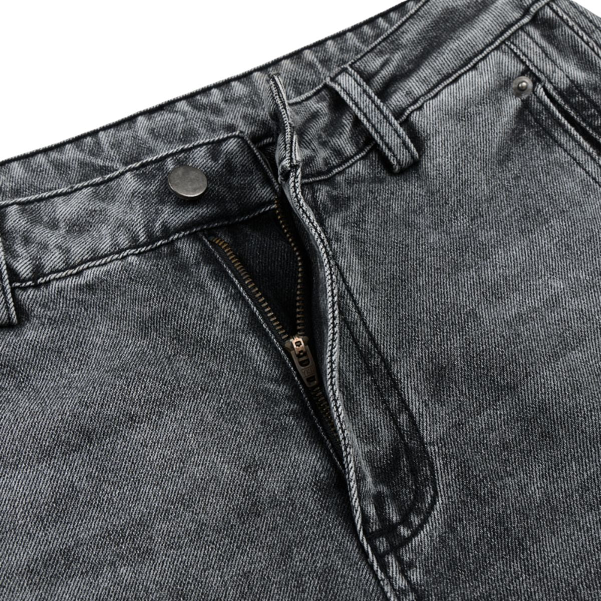 Washed American Streetwear Unisex Jeans