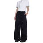 Vintage Rhinestone Straight Leg Jeans