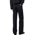 Women's Knit Denim Wide-Leg Pants