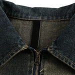 Unisex Retro Washed Vintage Denim Jacket