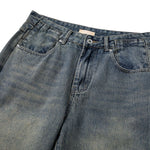 Vintage Washed Relaxed Straight Leg Jeans