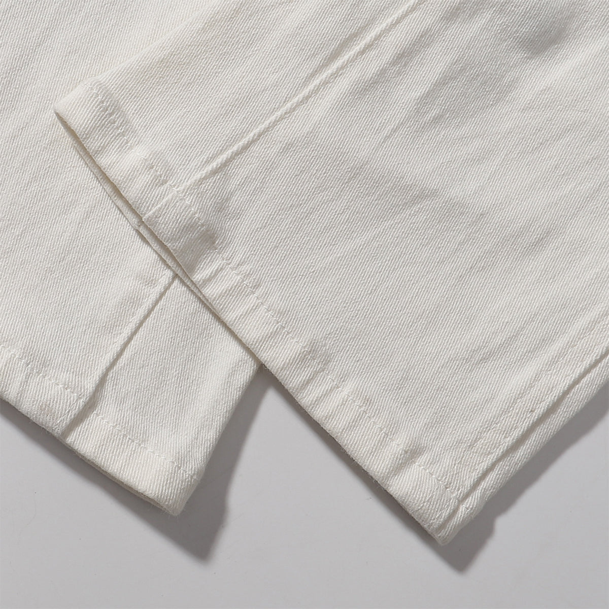 Snap Detail Slight Flared Hem Cargo Pants