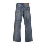 Light Wash Slight Flare Mid Rise Vintage Jeans