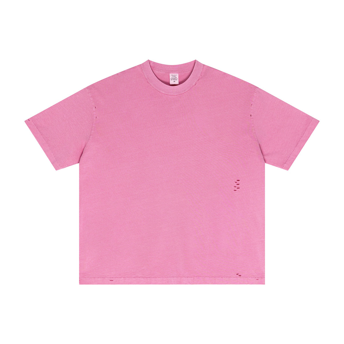 Vintage Wash Reverse Destructive T Shirt 8.25oz-INNBLAC Fashion Apparel