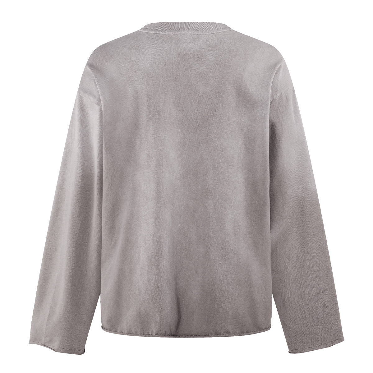 Destroyed Wash Long Sleeve Shirt