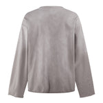 Destroyed Wash Long Sleeve Shirt