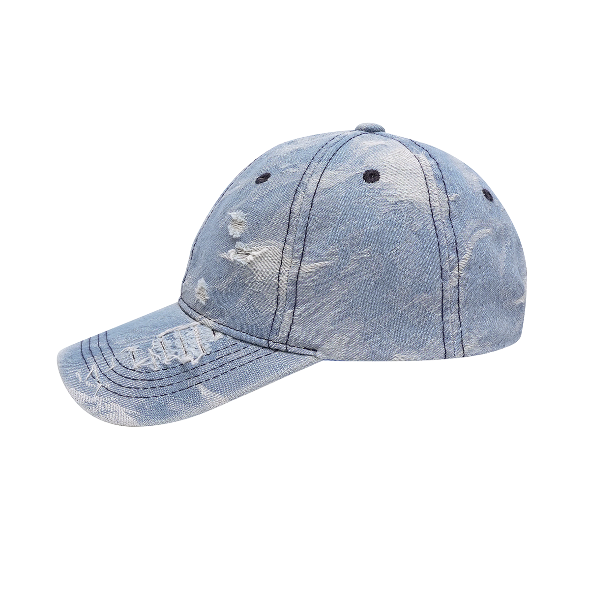 Gorra desgastada con lavado vintage