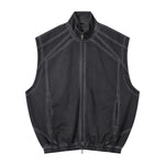 Lightweight Mesh Stand Collar Zip Vest