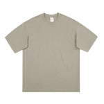 Crew Neck Solid Color Cotton Tee 7.5oz