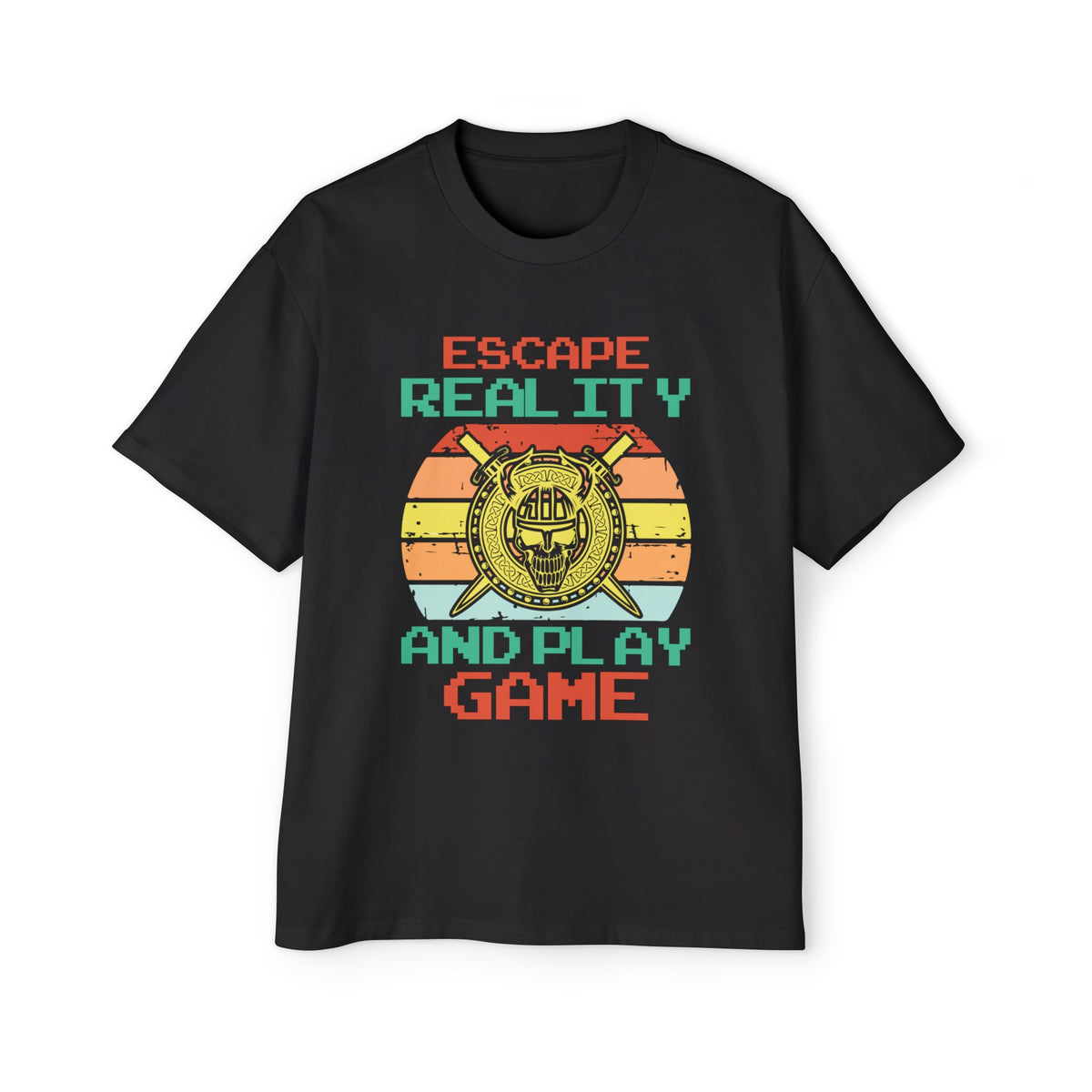 Escape Reality And Play Game Graphic Tee-INNBLAC Fashion Apparel