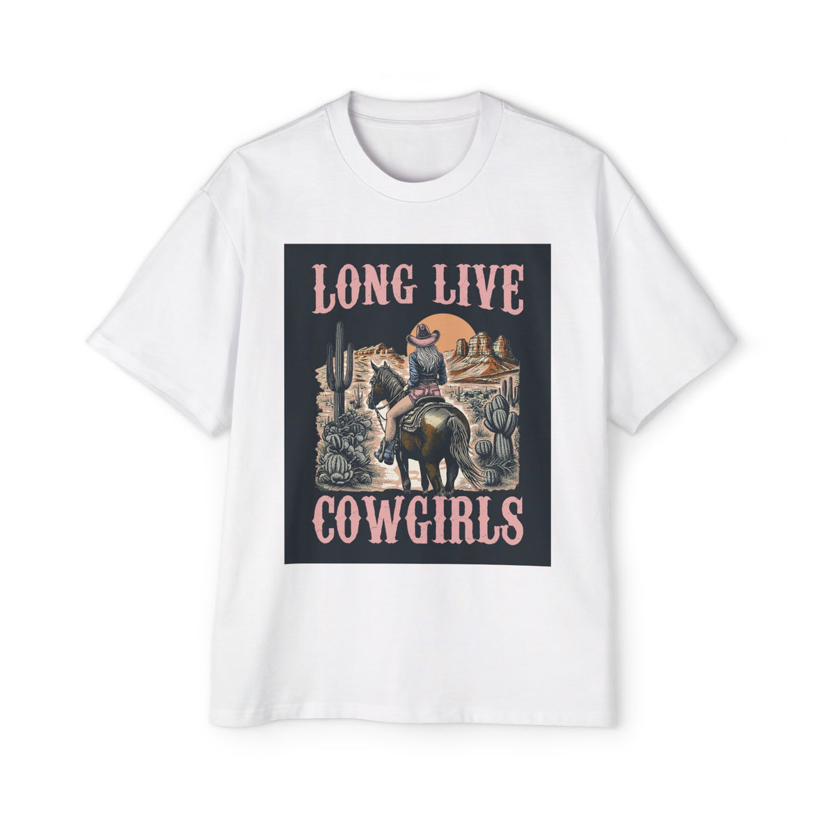 Long Live Cowgirls Graphic Tee-INNBLAC Fashion Apparel