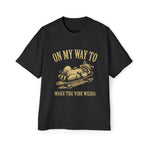 Raccoon On Skateboard Graphic Tee-INNBLAC Fashion Apparel