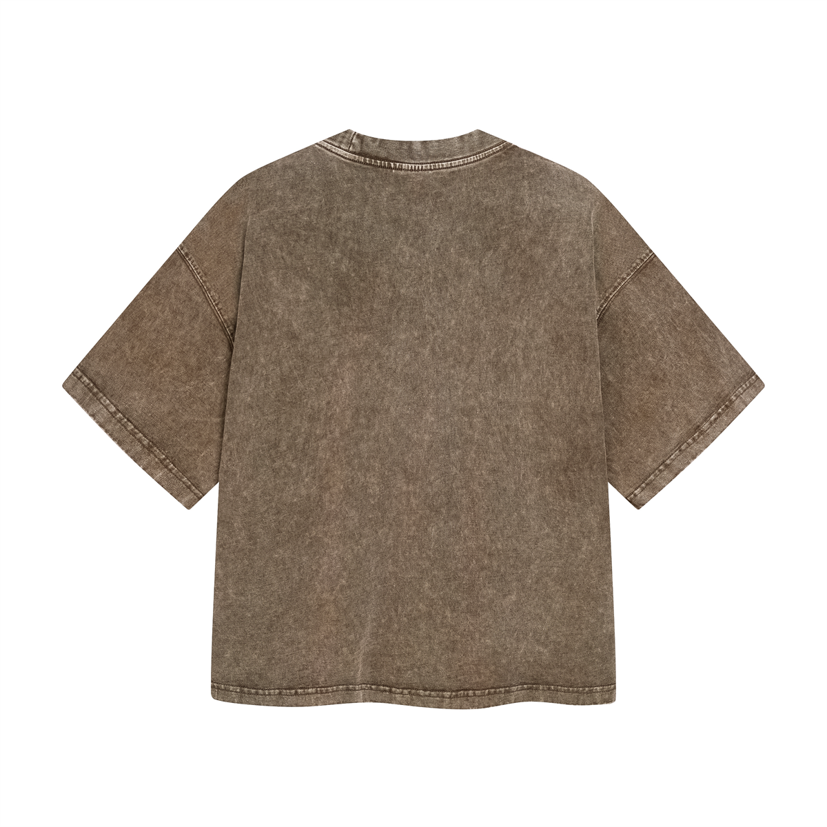 Camiseta vintage lavada, cuadrada y pesada, 8.25 oz