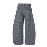 Striped Wide Leg High Waisted Casual Comfort Pants