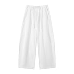 Minimalist Wide-Leg Elastic Waist Pants