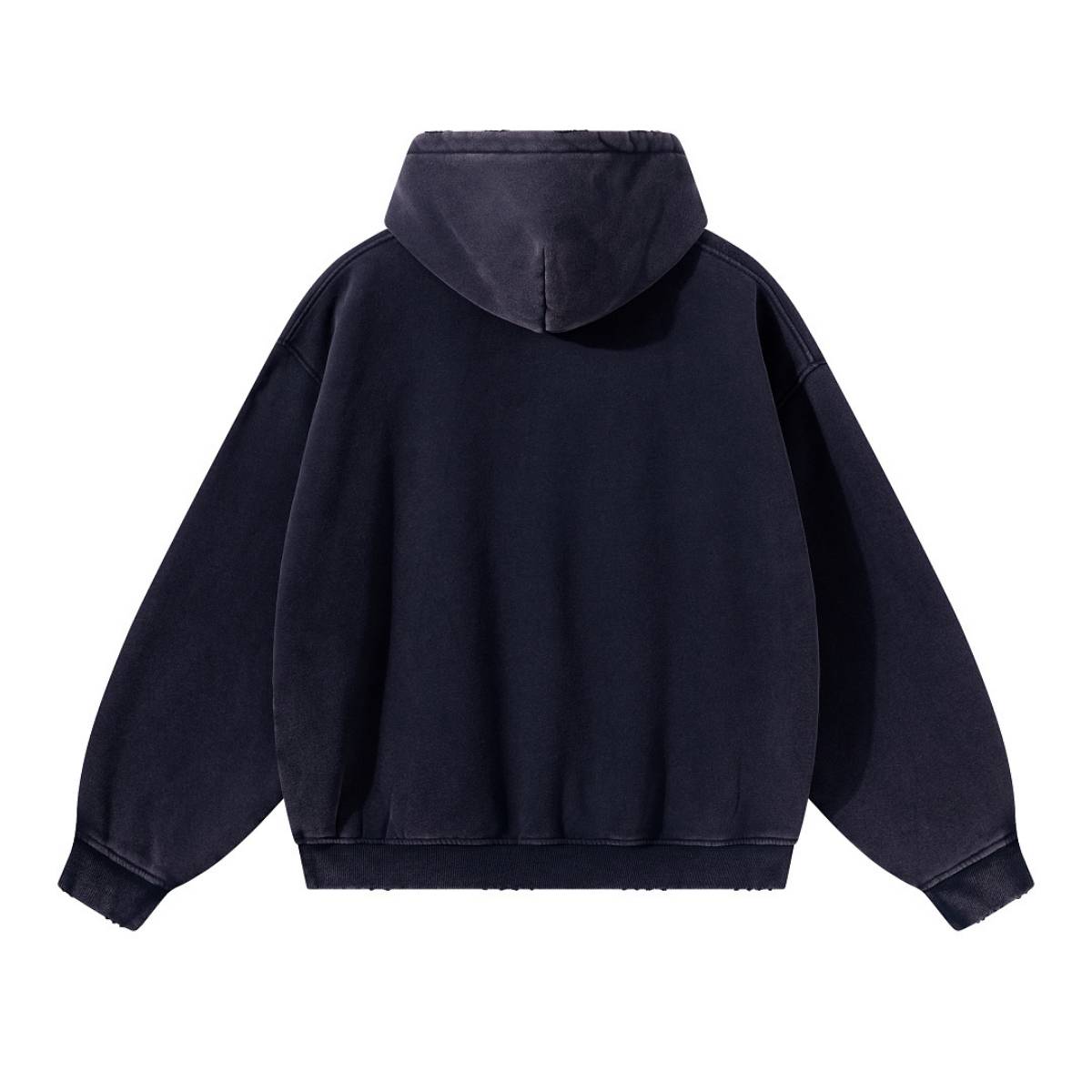 Sudadera con capucha de felpa de novio de gran tamaño