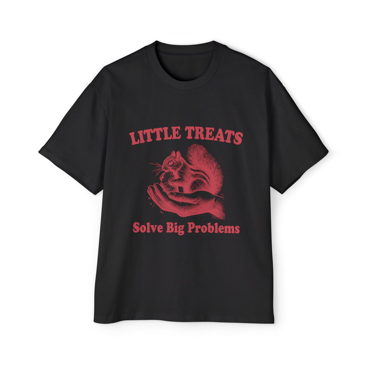 Little Treats Solve Big Problems Graphic Tee-INNBLAC Fashion Apparel