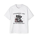 Raccoon Strawberry Jams Graphic Tee-INNBLAC Fashion Apparel