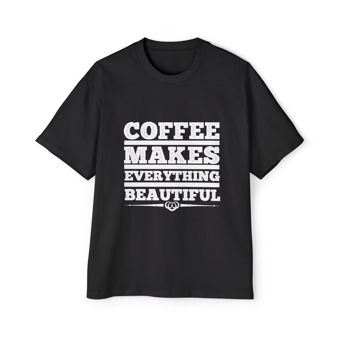 Coffee Quote Graphic Tee-INNBLAC Fashion Apparel