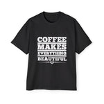 Coffee Quote Graphic Tee-INNBLAC Fashion Apparel