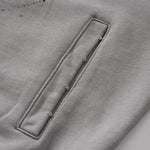 Distressed Paint Splatter Zippered Hoodie