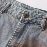 Vintage Rust Wash Loose Fit Jeans