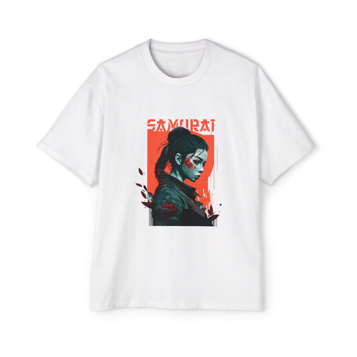 Cool Girl Samurai Graphic Tee-INNBLAC Fashion Apparel