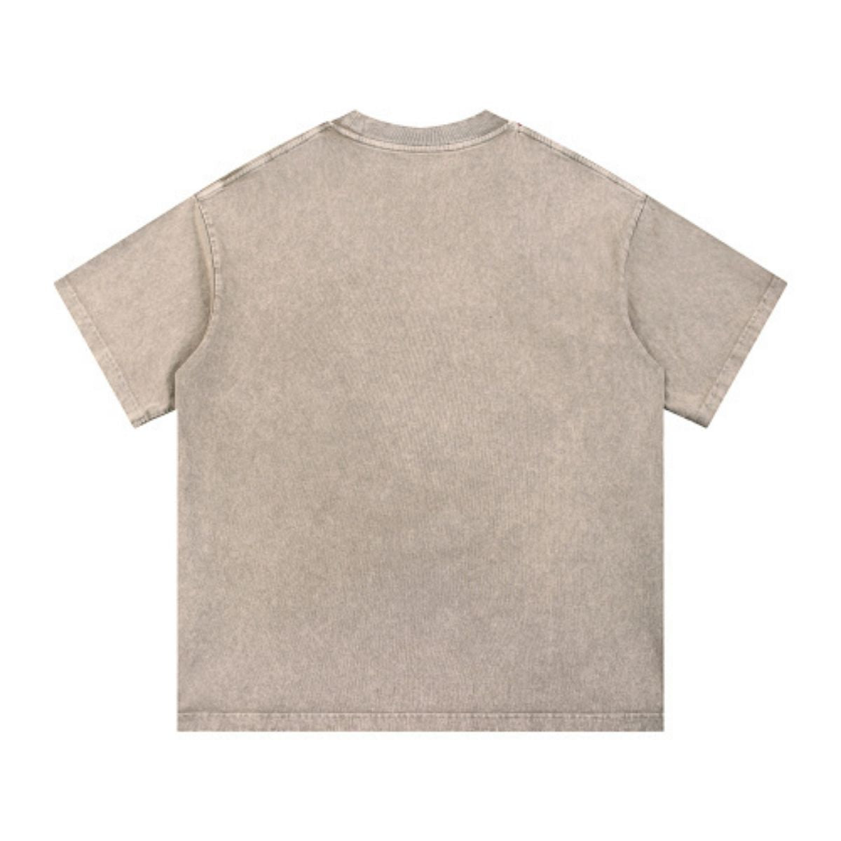 Washed Faded Baggy Cotton Tee 7.5oz