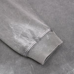 Sudadera holgada de algodón pintada en gris