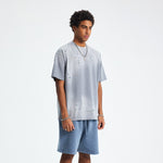 Camiseta lavada con efecto salpicado de tinta de 8 oz