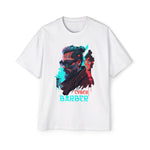 Cyber Barber Glitch Graphic Tee-INNBLAC Fashion Apparel
