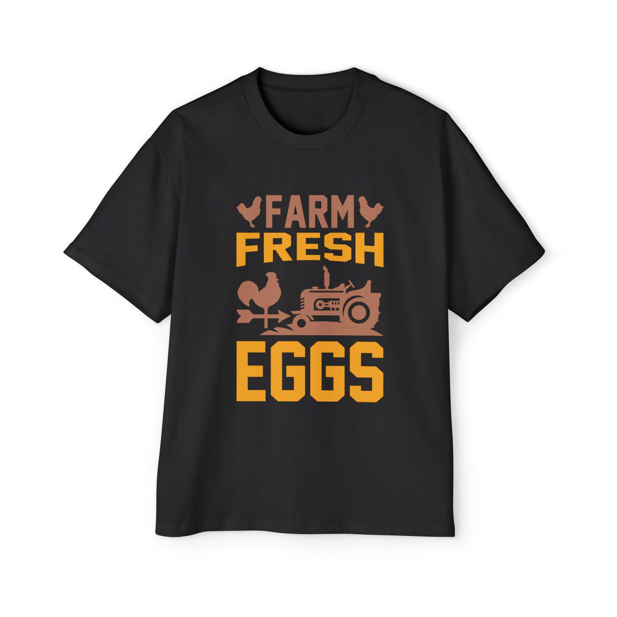 Farm Fresh Eggs Graphic Tee-INNBLAC Fashion Apparel