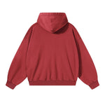 Sudadera con capucha de felpa de novio de gran tamaño