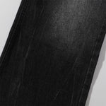 Black Acid Wash Distressed Wide Leg Denim Jeans