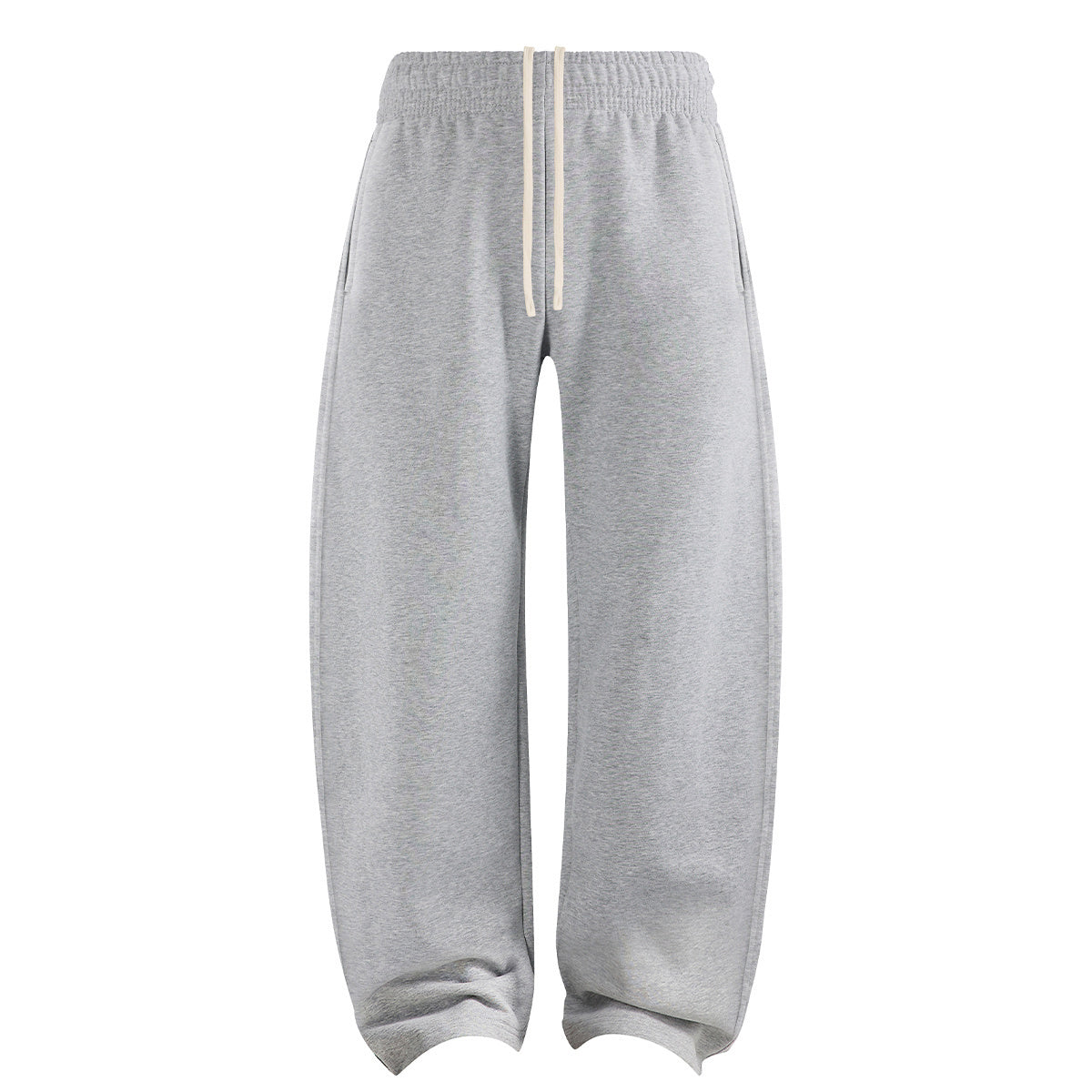 Elastic Drawstring Waist Fleece Jogger Pants
