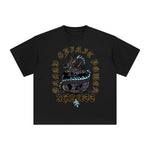Dragon Around The Earth Graphic Tee-INNBLAC Fashion Apparel