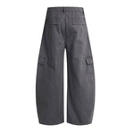 Vintage Multi-Pocket Curved Relaxed Pants