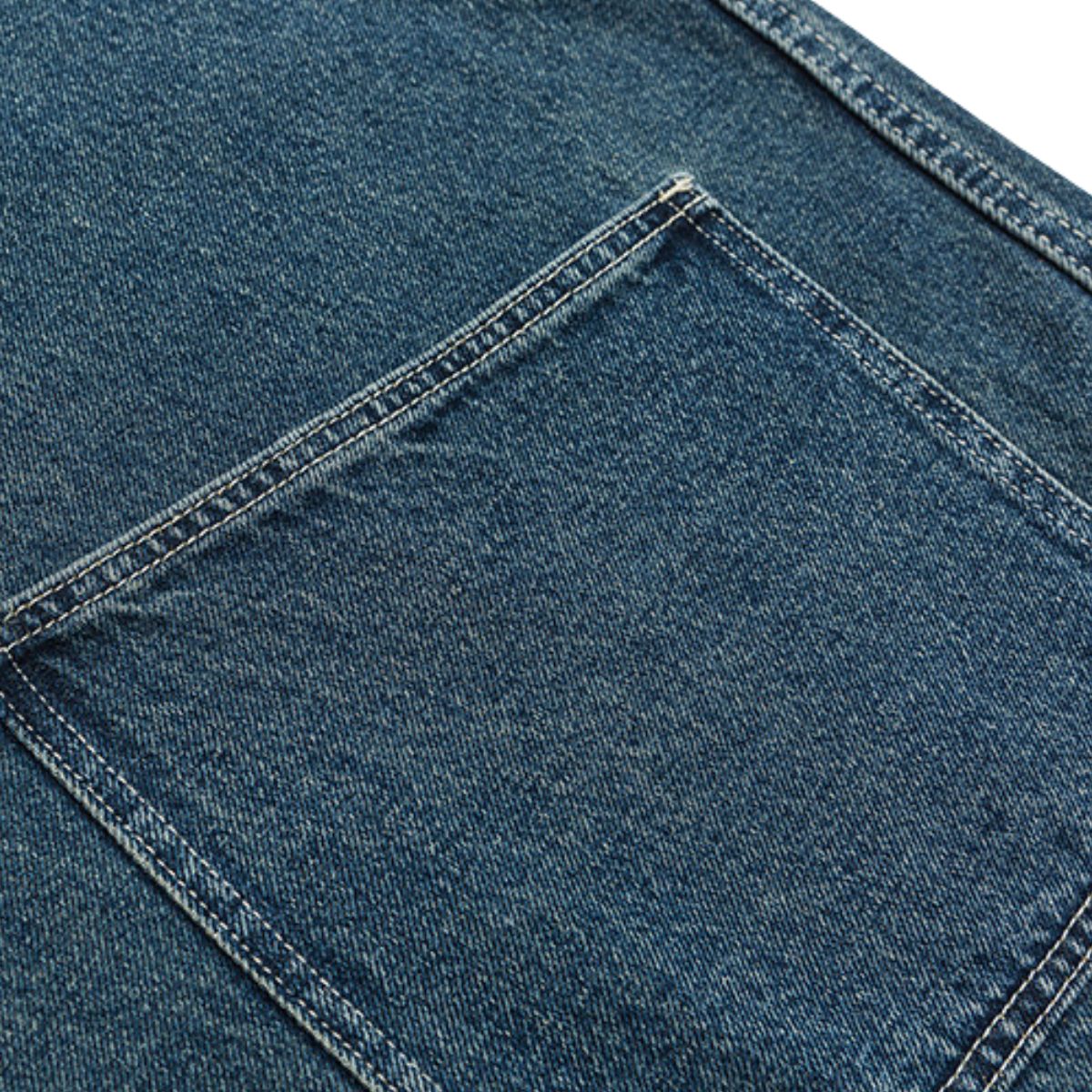 Vestido midi vaquero sin mangas con botones y aberturas en la parte delantera