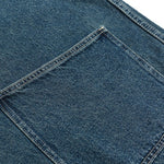 Vestido midi vaquero sin mangas con botones y aberturas en la parte delantera