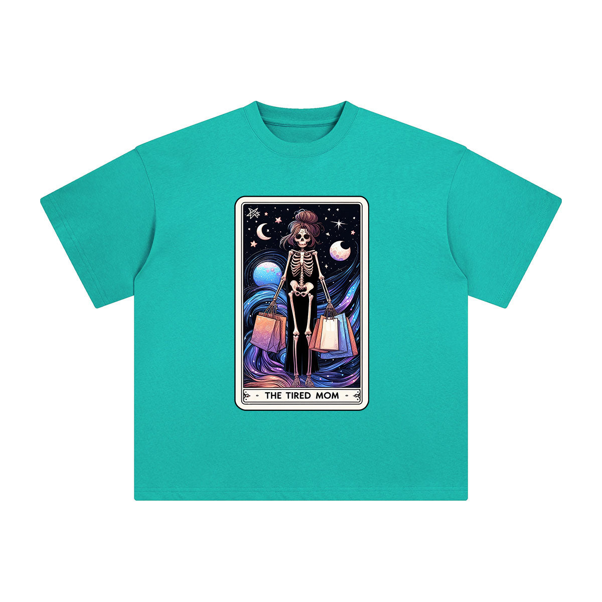 The Tired Mom Comic Graphic Tee-INNBLAC Fashion Apparel