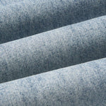American Vintage Washed High-Waist Curved Wide-Leg Workwear Denim Pants