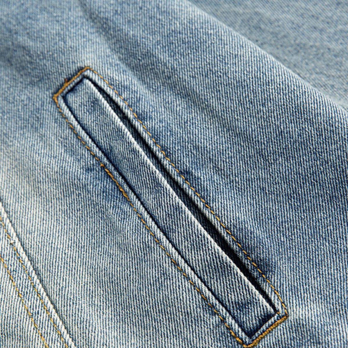 Men's Heavy Washed Distressed Retro Blue Simple Casual Denim Jacket